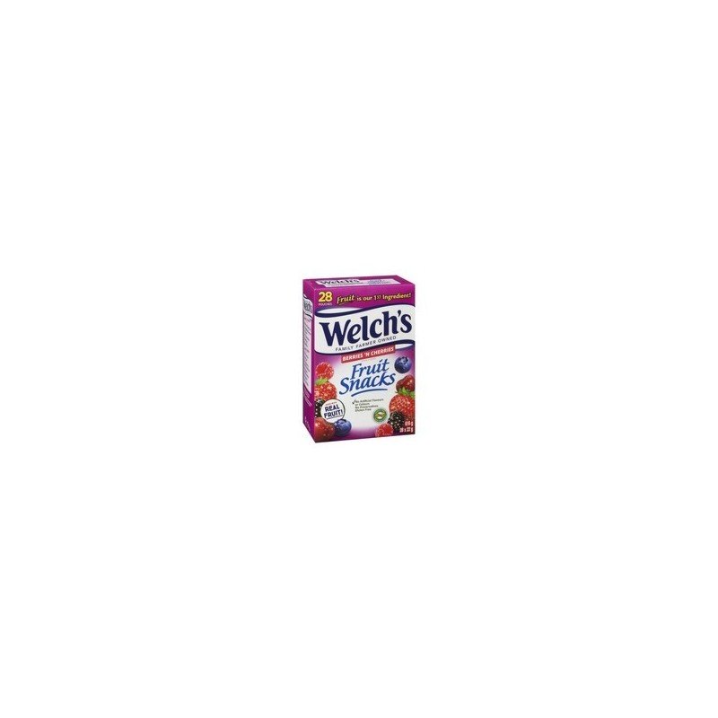 Welch's Berries ‘N Cherries Fruit Snacks 28 x 22 g