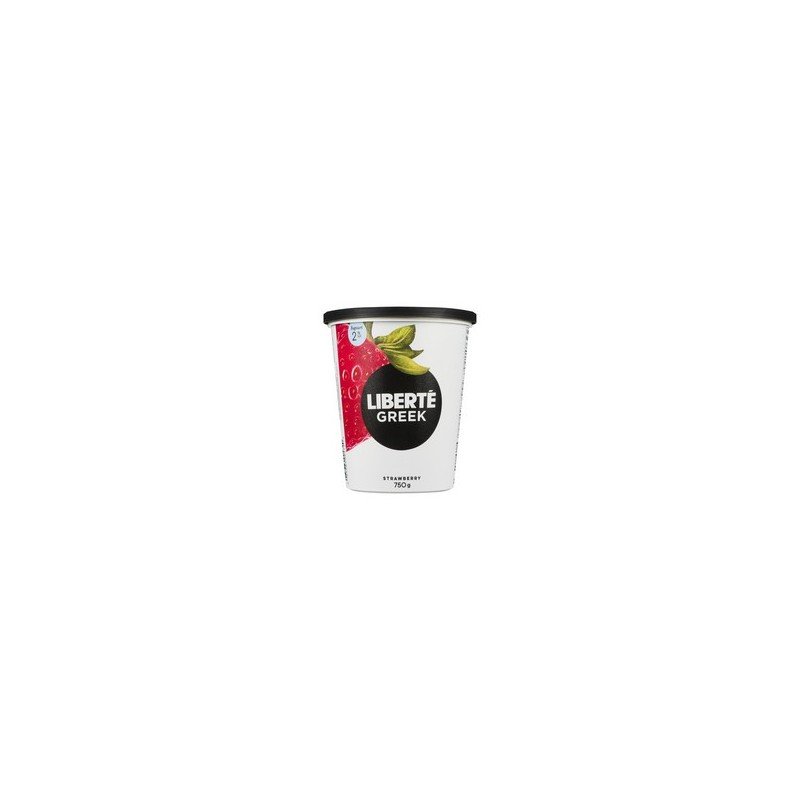 Liberte Greek Yogurt Strawberry 2% 750 g