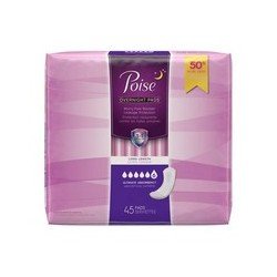 Poise Overnight Pads...