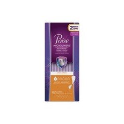 Poise Microliners Lightest Absorbency Long Length 50's