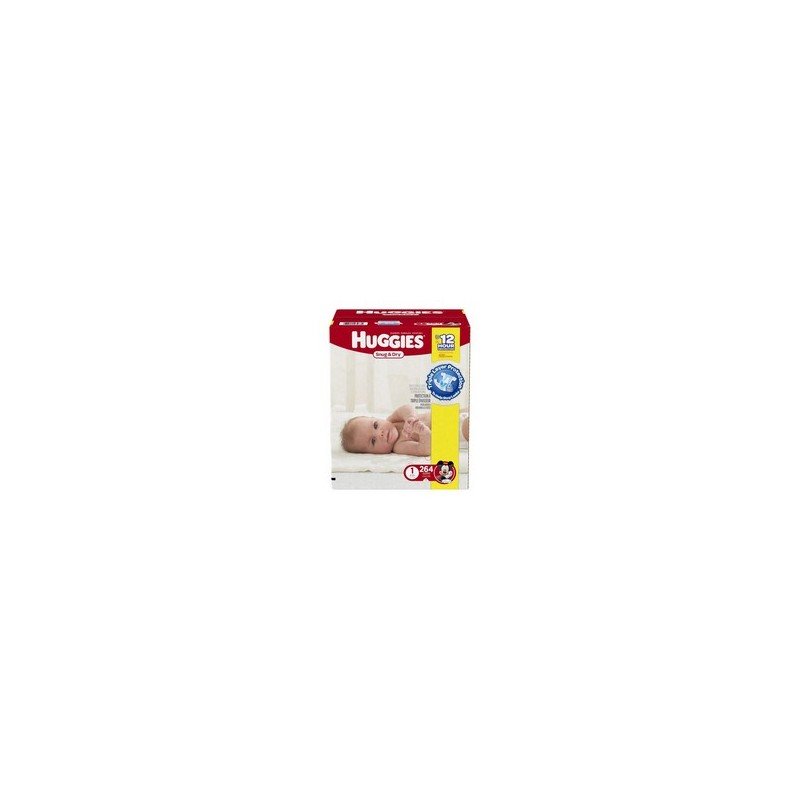 Huggies Snug & Dry Diapers Economy Plus Size 1 264's