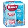 Huggies Simply Clean Fresh Wipes 3 x 72's