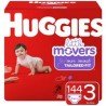 Huggies Little Movers Diapers Club Pack Size 3 144's