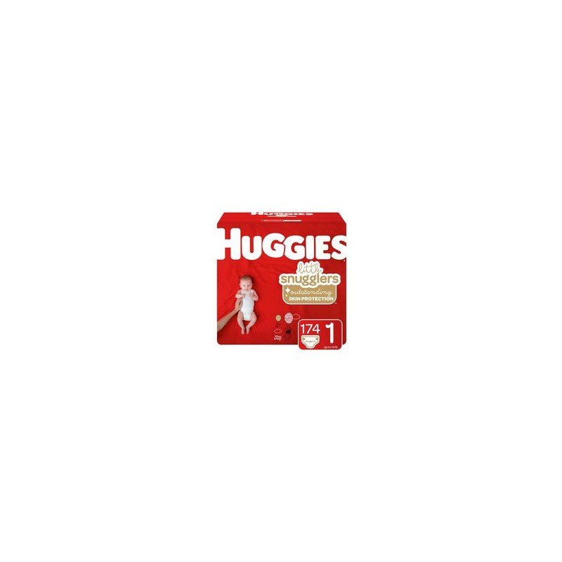 Huggies Little Snugglers Diapers Mega Colossal Size 1 174's