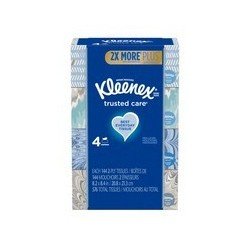 Kleenex Trusted Care Facial Tissues 4 x 144's