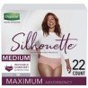 Depend Silhouette Maximum Absorbency Underwear Value Pack M 22's