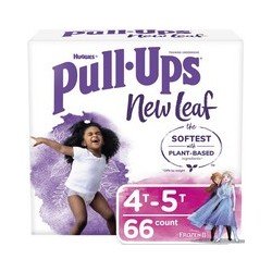 Huggies Pull-Ups Pants New Leaf 4T-5T Girls Econo Pack 66’s