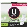 U by Kotex Security Ultra Thin Pads Heavy 32’s