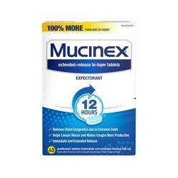 Mucinex Extended-Release Expectorant Tablets 40’s