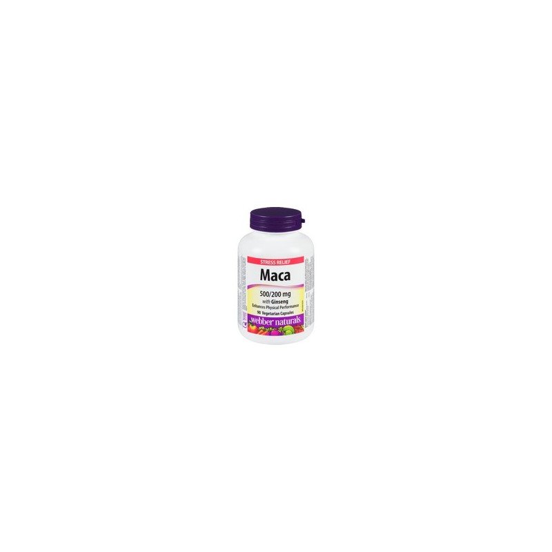 Webber Naturals Maca 500/200 mg Ginseng 90’s