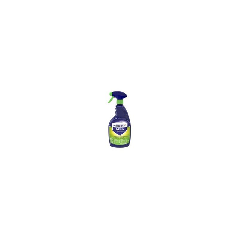 Microban 24 Hour Bathroom Cleaner and Sanitizing Spray Fresh Scent 946 ml