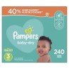 Pampers Baby Dry Diapers Ultra Value Pack Size 3 240’s