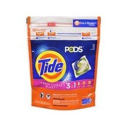 Tide Pods 3-in-1 Laundry Detergent Fresh Coral Blast 31's