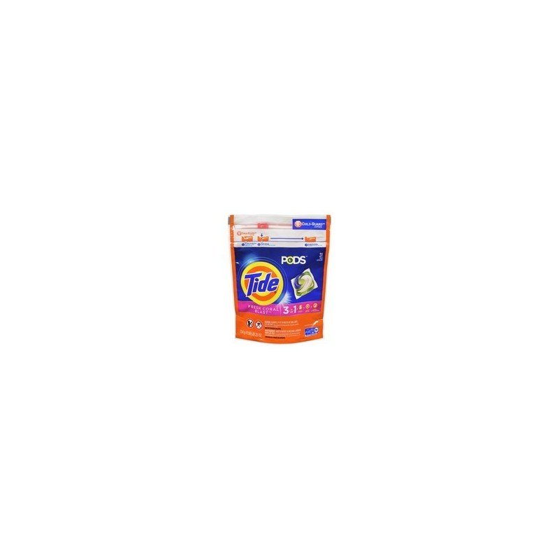 Tide Pods 3-in-1 Laundry Detergent Fresh Coral Blast 31's