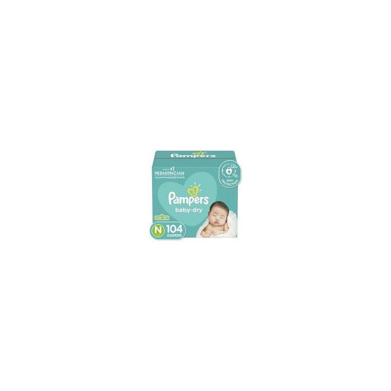 Pampers Baby Dry Super Pack Size N 104's