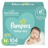 Pampers Baby Dry Super Pack Size N 104's