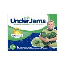 Pampers UnderJams Boys Bedtime Underwear L/XL 42’s