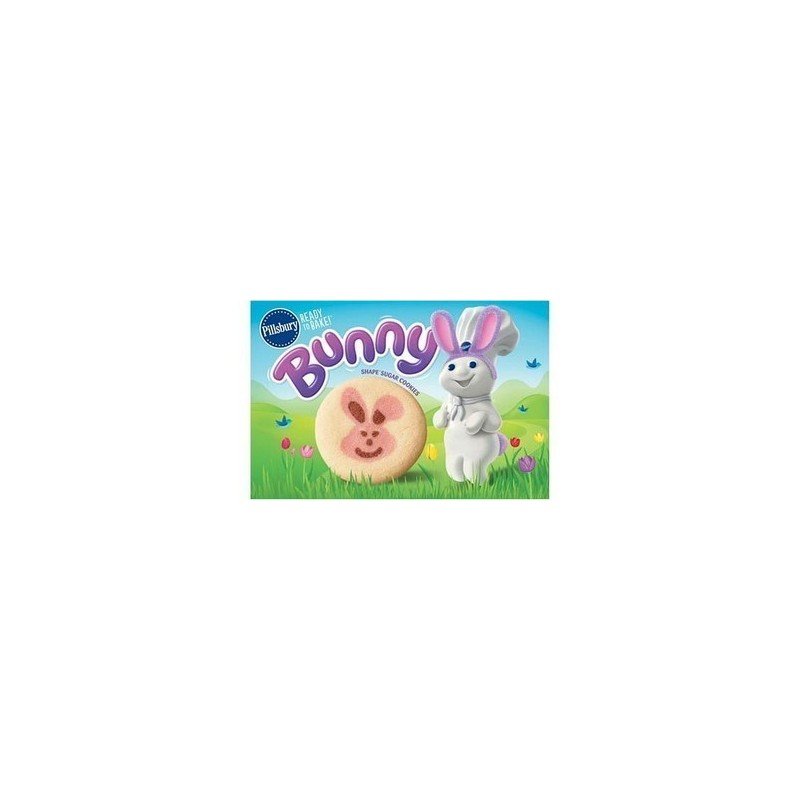 Pillsbury Ready To Bake Bunny Shape Sugar Cookies 311 g