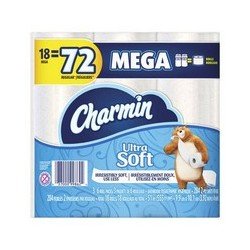 Charmin Bathroom Tissue Ultra Soft 18/72’s