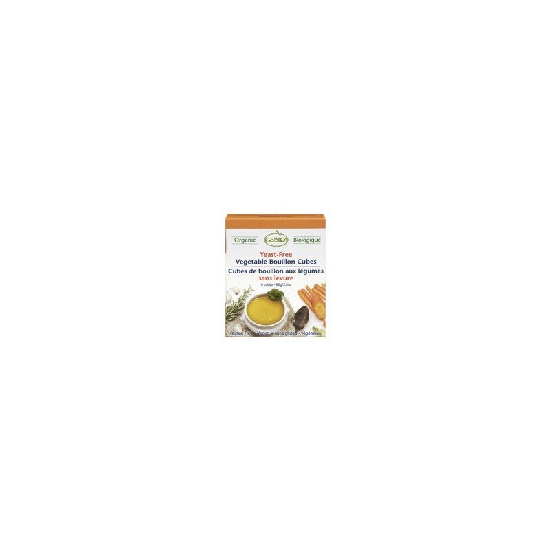 GoBIO Organic Vegetable Bouillon Cubes Yeast-Free 6's