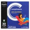 Compliments 100% Colombian Coffee K-Cups Pods 30’s