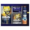 Gillette Fusion Proshield5 Razor 2 Cartridges & Ocean Breeze Shave Gel Gift Set