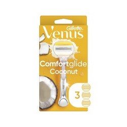 Gillette Venus Comfortglide Coconut Women’s Razor with 3 Refills