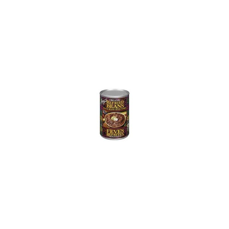 Amy's Organic Refried Beans with Black Beans 398 ml