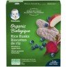 Gerber Organic Rice Rusks Blueberry Apple Beet 50 g