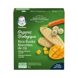 Gerber Organic Rice Rusks...