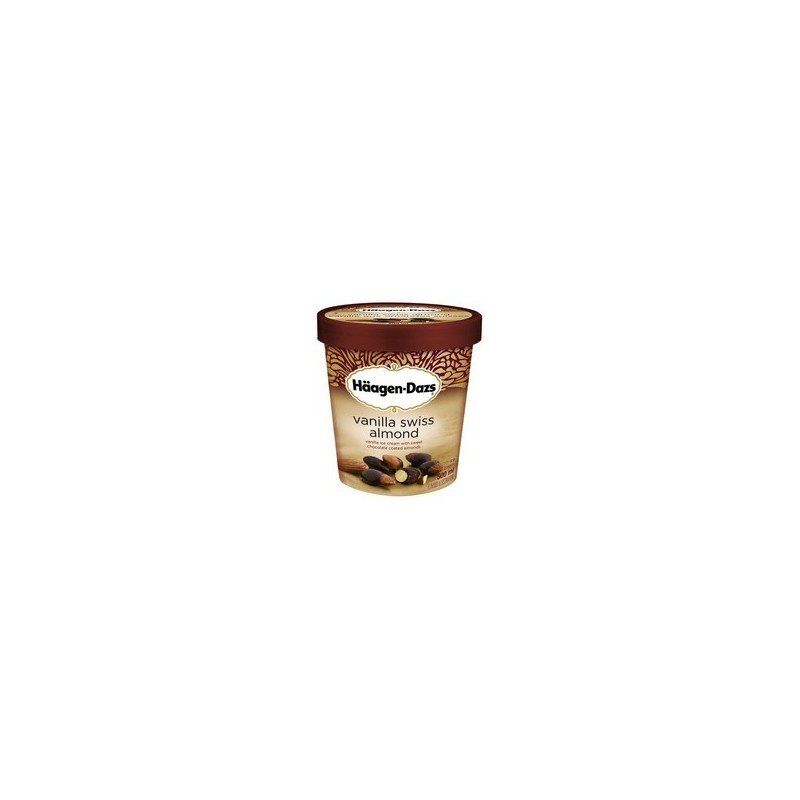 Haagen Dazs Ice Cream Vanilla Swiss Almond 500 ml