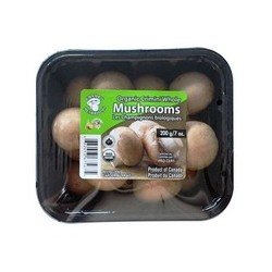 Organic Whole Crimini Brown Mushrooms 200 g