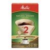 Melitta No. 2 Natural Brown Cone Coffee Filters 100's