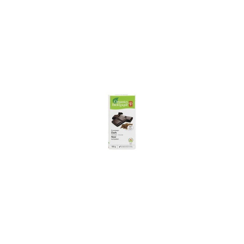 PC Organics European Dark Chocolate 100 g