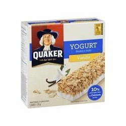 Quaker Yogurt Granola Bars Vanilla 5's
