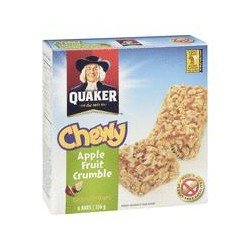 Quaker Chewy Apple Fruit Crumble Granola Bars 6's