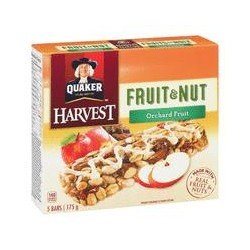 Quaker Harvest Fruit & Nut Bars Orchard Fruit 5's