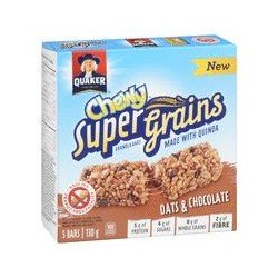Quaker Chewy Super Grains Granola Bars Oats & Chocolate 5's