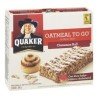 Quaker Oatmeal to Go Bars Cinnamon Roll 5's
