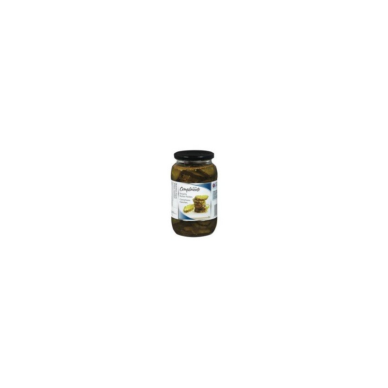 Compliments Bread & Butter Pickles 1 L