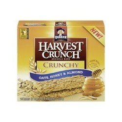 Quaker Harvest Crunch Granola Bars Oats Honey Almond 210 g