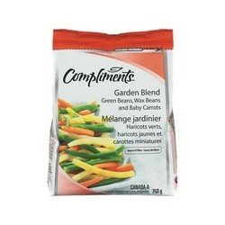 Compliments Garden Blend Green Beans Wax Beans and Baby Carrots 750 g