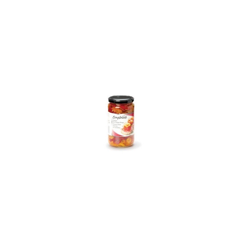 Compliments Pickled Hot Pepper Rings 750 ml