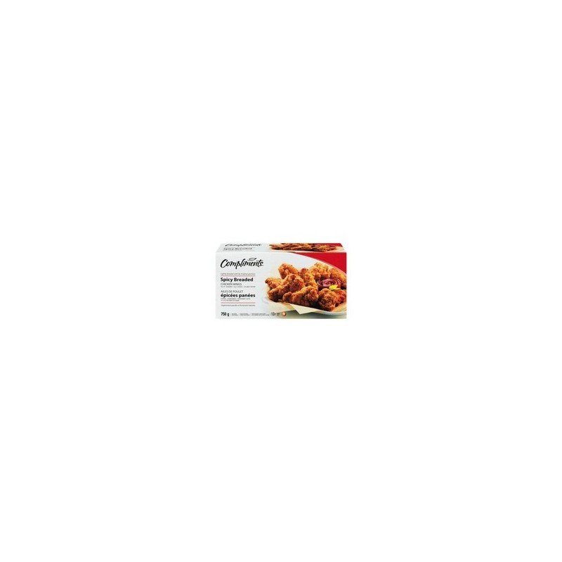 Compliments Spicy Breaded Chicken Wings 750 g