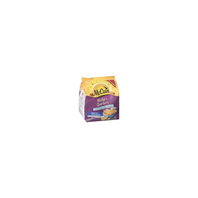 McCain Crinkle Cut Sea Salt Wedges 650 g