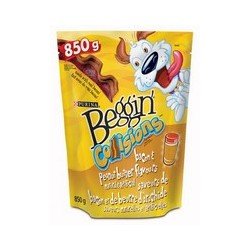 Purina Beggin Strips Collisions Dog Snacks Bacon & Peanut Butter 850 g