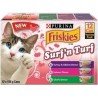 Friskies Cat Food Surf'n Turf  Variety Pack 12 x 156 g