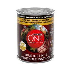 Purina One True Instinct Turkey & Venison Classic Ground Dog Food 368 g