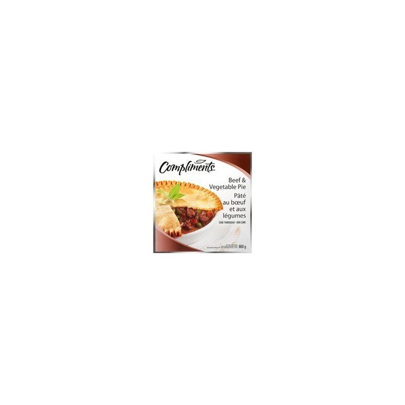 Compliments Beef & Vegetable Pies 750 g