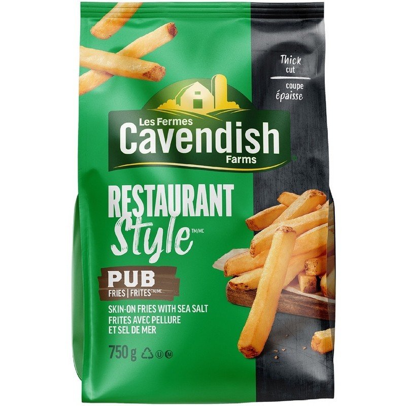Cavendish Restaurant Style Pub Fries 750 g